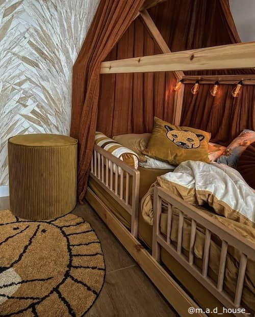 Jungle kinderkamer aardetinten