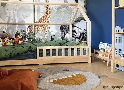 Vloerkleed haai kinderkamer