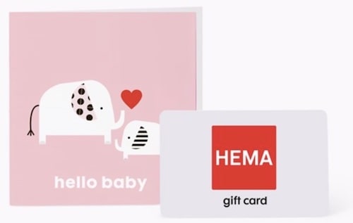 cadeaukaart leukste kraamcadeau
