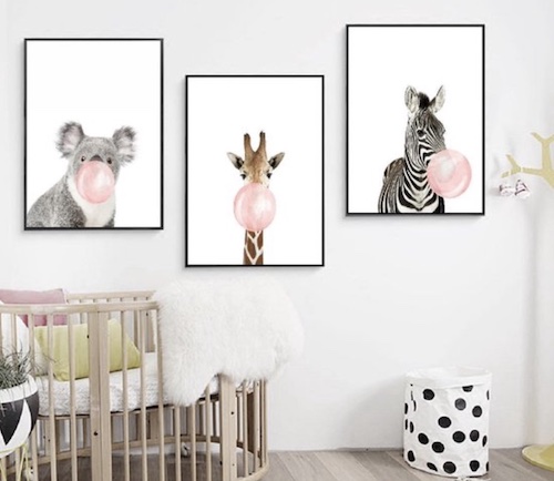 poster muren kinderkamer