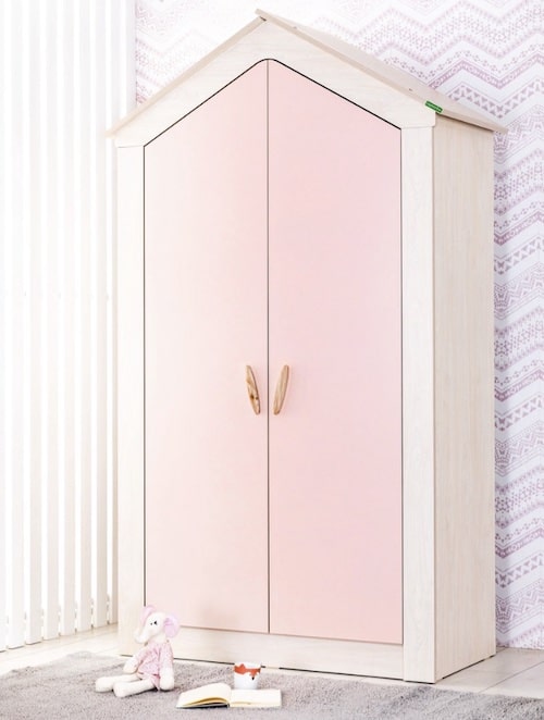 kinderkast huisje roze