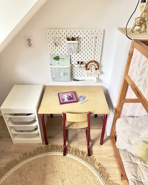 speeltafel kinderkamer trofast skadis ophangbord