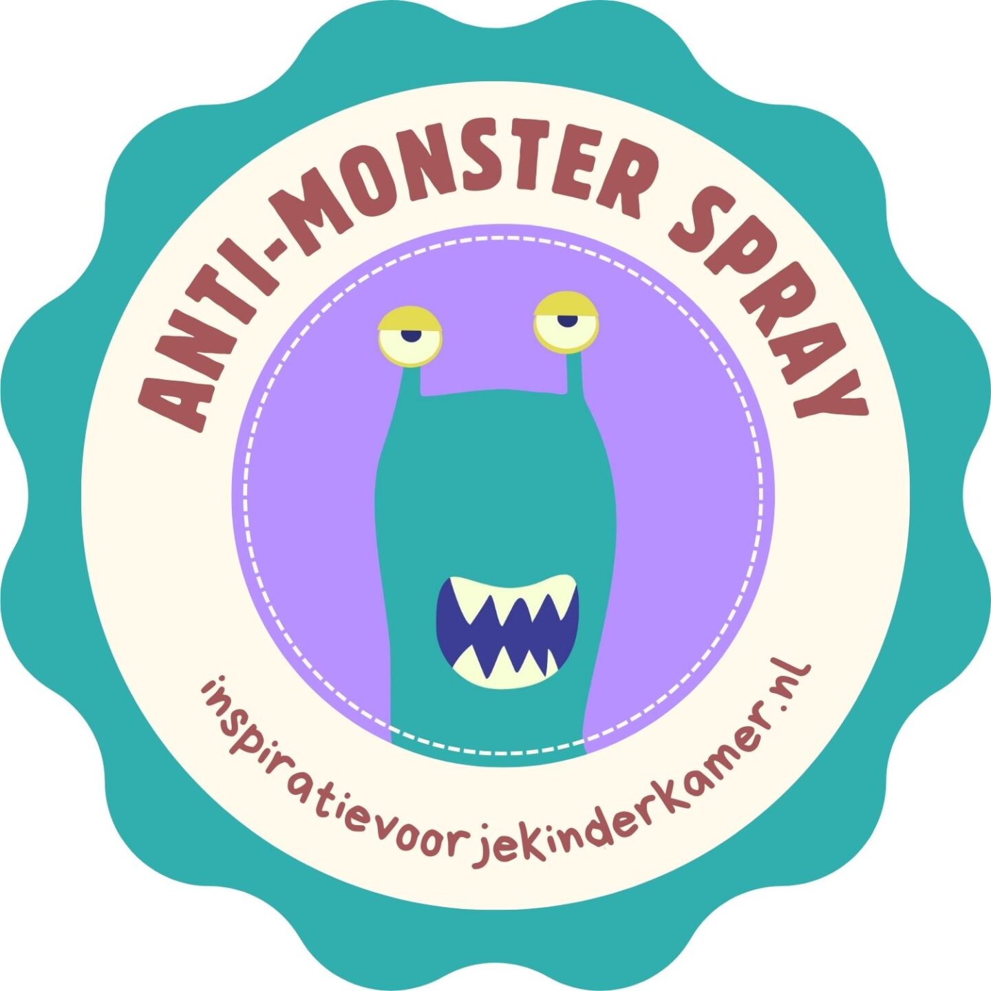 anti monsterspray label printable